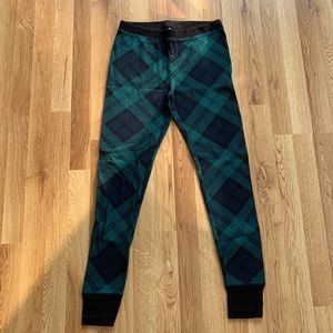 Old Navy Green Plaid Pajama / PJs Set